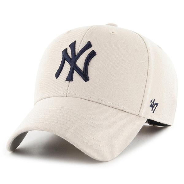 beige yankees fitted