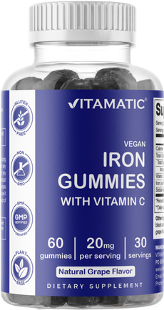 Iron, irondeficiency, irongummie, vitaminc