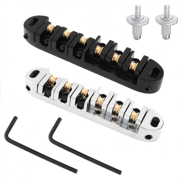 Electric Guitar Roller Bridge Locking TuneOMatic Tailpiece for LP