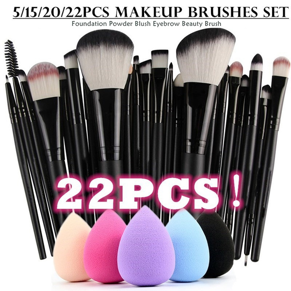 5/15/20/22Pcs Professional Soft Makeup Brushes Set Cosmetic Brush Powder  Foundation Eyeshadow Eyeliner Lip Blending Brush Brochas de Maquillaje  Makeup Tools | Wish