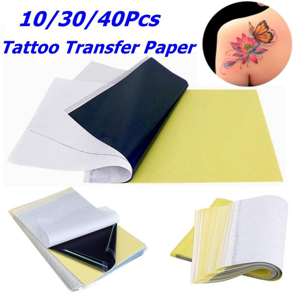 10/30/40pcs Tattoo Transfer Paper Tattoo Supplies Tattoo Stencil