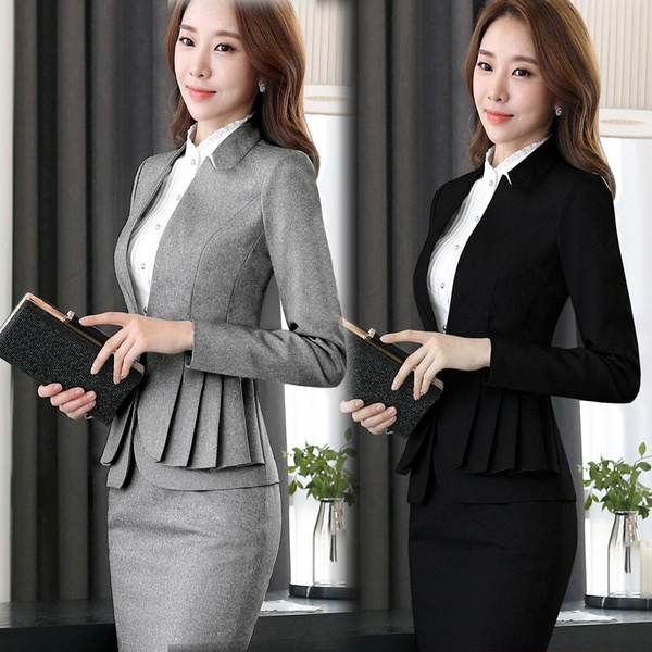 Long jacket women's sales suits blazers