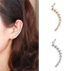 Stud, Hoop Earring, Star, Jewelry
