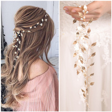 hair, Fashion, hair jewelry, gold
