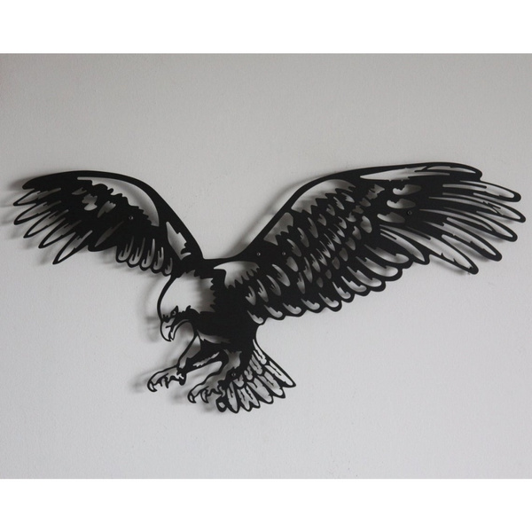 Large Metal Eagle Wall Art, Metal Wall Art, Metal Wall Decor, Metal