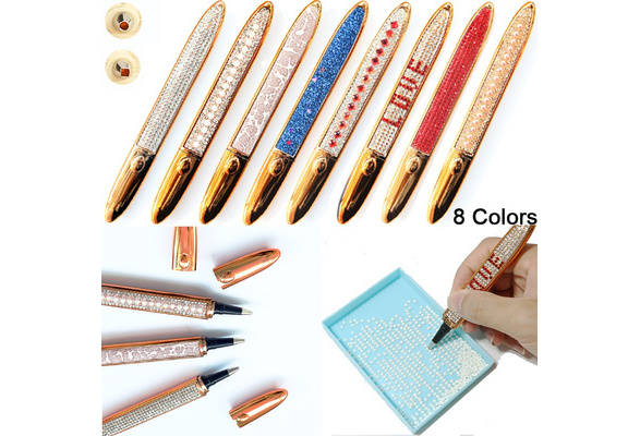 Glitter Sparkle 5D Diamond Painting Pen Point Drill Pens Cross