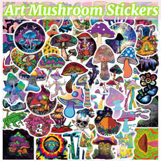 Car Sticker, art, scrapbookingsticker, Mushroom