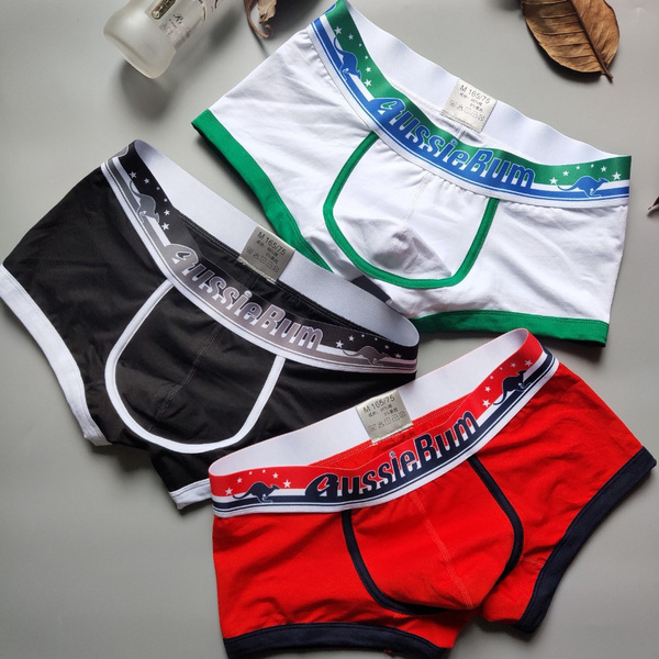 Men's Aussiebum Underwear Men's Sweat-absorbent Breathable Loose ...