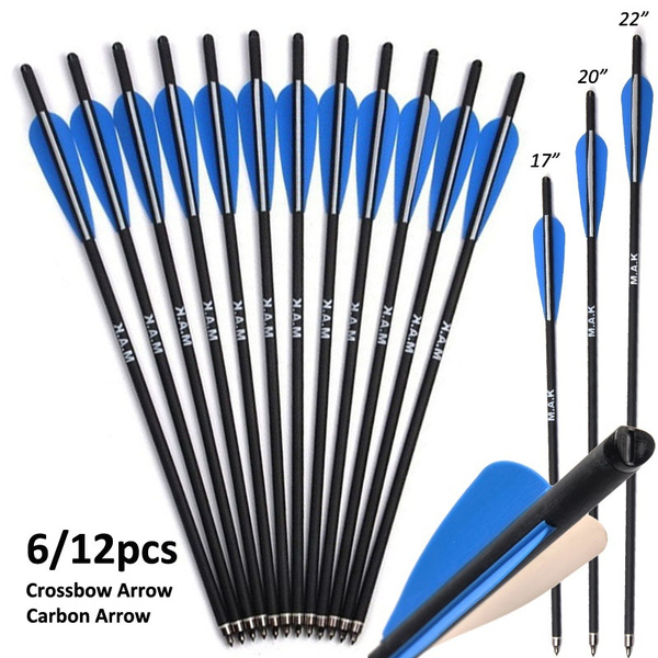 20 Inch Crossbow Arrows, Archery Carbon Arrows Crossbow Bolts