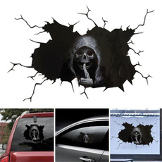 Car Sticker, skulldecoration, skullsticker, skull