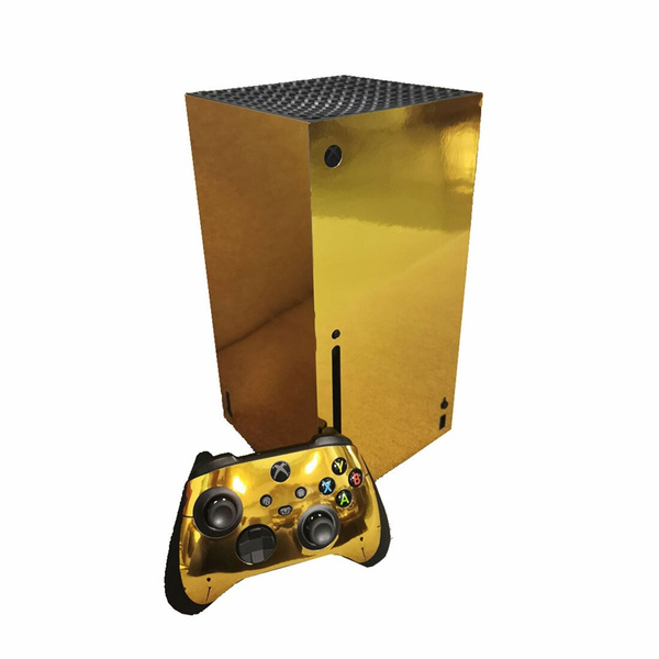 Gold Chrome Decal Skin Sticker for Xbox Series X Console and Controller Gold Mirror Skin for Console Decal and Controller Wrap Sticker | Wish
