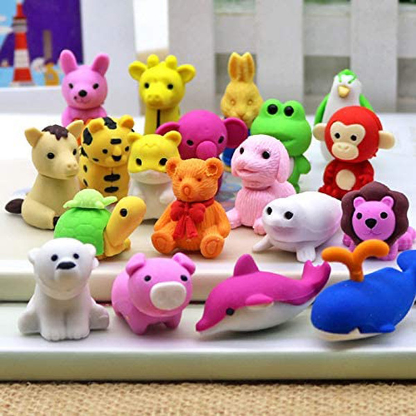 Classroom Prizes School Supplies Children Toy Cartoon Design Animal Shaped  Assembly Pencil Eraser Puzzle Eraser Toys Zoo Animal Eraser Animal Pencil  Erasers | Wish