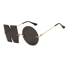Fashion Sunglasses, UV400 Sunglasses, Letters, UV Protection Sunglasses