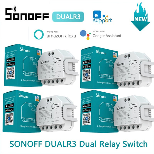 SONOFF Smart Switch DUAL R3 with a Rasppishop Sticker : : DIY &  Tools
