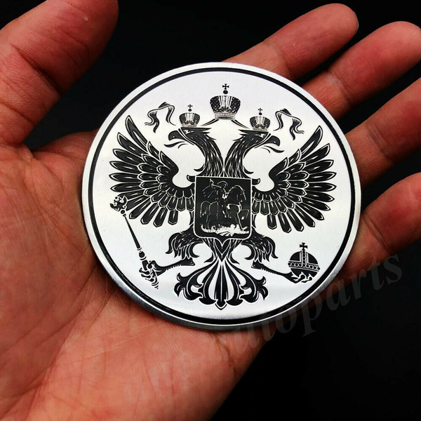 Russia Russian Flag Eagle Coat of Arms Car Trunk Emblem Badge Decal Stickers