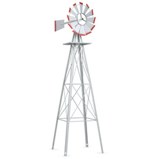 windmill, Gray, Outdoor, Yard