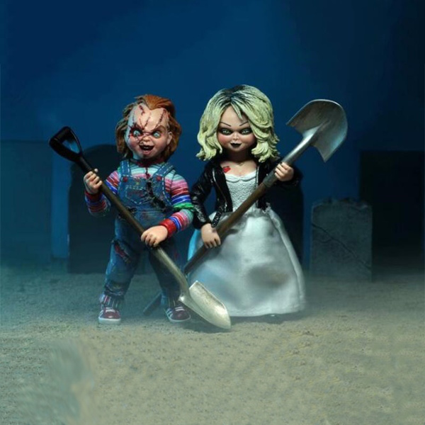 Figurine Chucky Édition Noël - 18 Cm En PVC - Idéal Pour Les Fans D'Horreur Et Cadeau Décalé