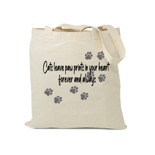 paw print tote bolsa