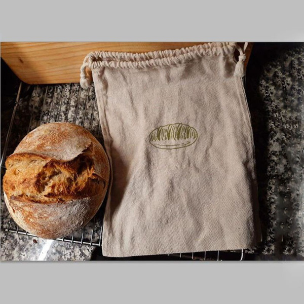 Bread Storage Bag Linen Bread Bag For Baguette Linen Bread Bag
