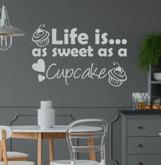 Wall Art, wallvinyl, Family, Dessert