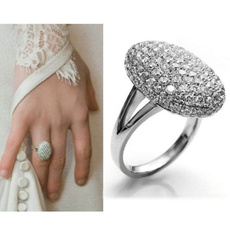 DIAMOND, Jewelry, Silver Ring, Diamond Ring