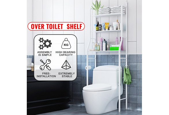 Vobor 2colors 3-Tier Iron And Steel Toilet Towel Storage Rack