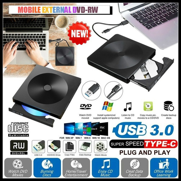 Pc Writer HOT CD Drive DVD PC Writer External Portatil Laptop Drive 3 Blu-ray USB ...