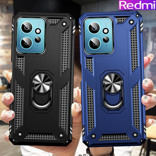 Shockproof Heavy Armor Hard Case with Stand for Redmi Note 12 Pro Plus Note  12S Note 11 Pro Note 11S Note 10 Pro Note 10S Redmi 12C 10C Xiaomi 11T Pro  Xiaomi