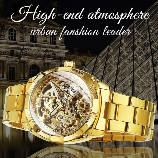 Gift Forsining Orologi Da Uomo Automatici Meccanici in Pelle | Wish