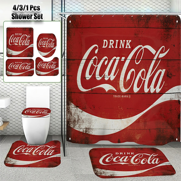 Custom Coca Cola Waterproof Polyester, Coca Cola Rug