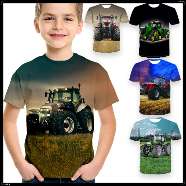 Tractor t shirts for sales toddlers