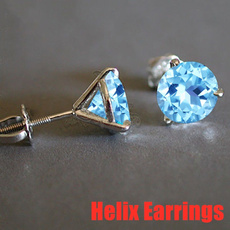 Beautiful, lightaquamarine, Stud Earring, wedding earrings