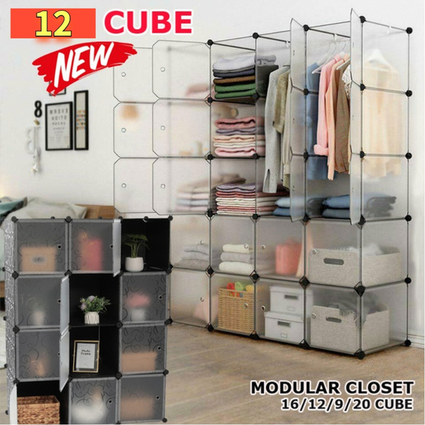 Cube Storage Organizer, 12 Cube Closet Organizers and Storage for