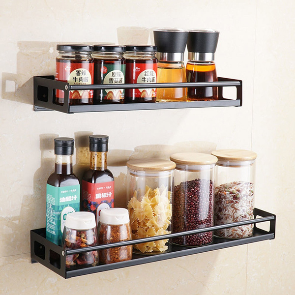 20 30 40cm Kitchen Spice Rack Modern Nordic Style Kitchen Storage