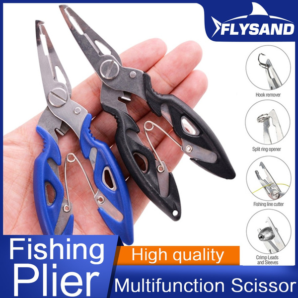 High Quality Olecranon Fishing Plier Scissor Braid Line Cutter Hook Remover  Split Ring Opener Cutting Fish Use Tongs Multifunction Scissors Fishing  Tackle Tool FLYSAND Fishing Accessories