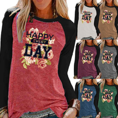 Fashion, Tops & Blouses, Graphic T-Shirt, Sleeve