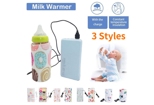 Baby Bottle Thermostat Non-Toxic Feeding Bottle Warmer Car Accessories Baby  Care Insulation cup set, Heating cup cover
