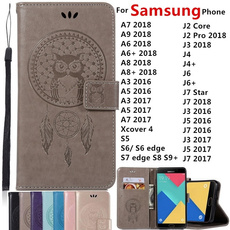 case, Owl, Samsung, leather
