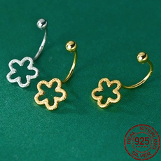 Sterling, Flowers, Jewelry, gold