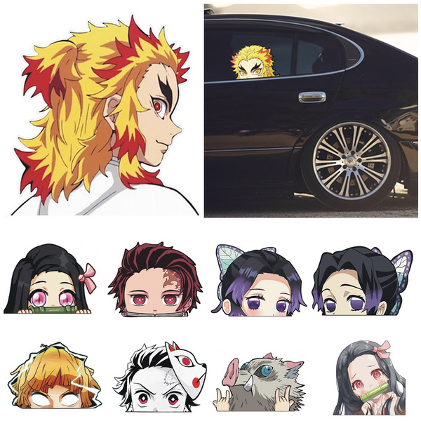 Nezuko, Demon, Peeker Anime Stickers for Cars