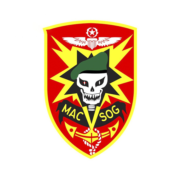 13cm X 9cm For Macv Sog Car Stickers Cool Skateboard Helmet Van Decals 