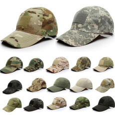 Adjustable Baseball Cap, Outdoor, camouflagebaseballcap, Combat