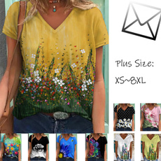vnecktshirt, Tops & Tees, Tees & T-Shirts, Summer