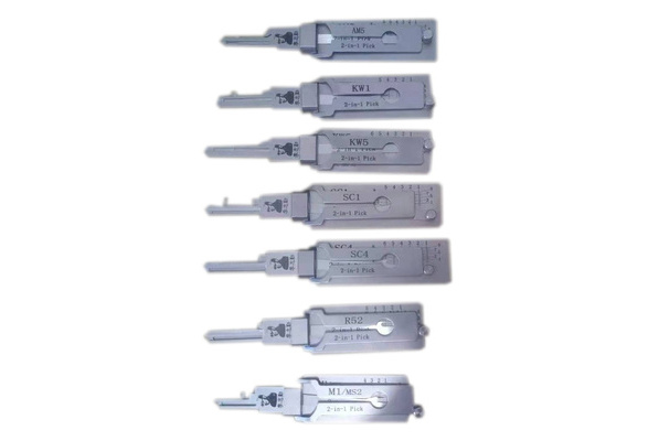 Details about   M1/MS2 AM5 KW1 SC1 ​Lishi Original Tools Auto and Plug Reader Hand Tools Kits