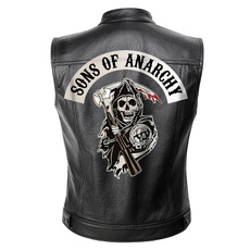 anarchy, Vest, motorcyclevest, leather