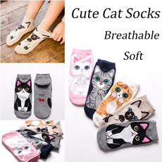 cute, womensock, Cotton, Socks