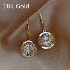 Fashion, 925 sterling silver, gold, Earring
