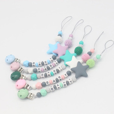 Toy, Colorful, babyteething, pacifierchain