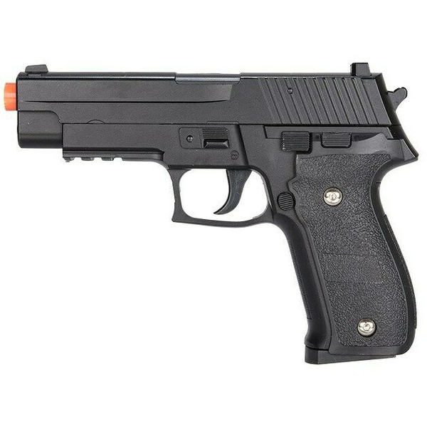 260 Fps Full Size Metal Airsoft Tactical Spring Pistol Hand Gun W/ 6mm ...