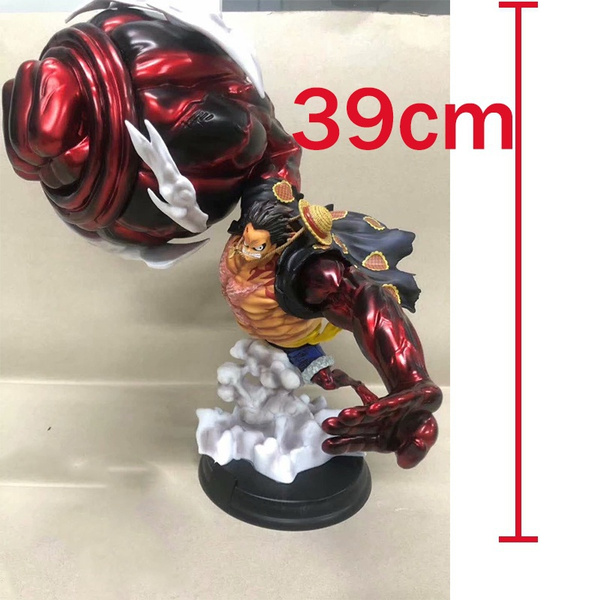 22 New Big Anime One Piece Super Big Monkey D Luffy Luffy Gear 4 Figure Gear Fourth King Kong Gun Action Figure 39cm Wish